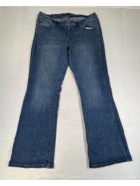 Levi's Women Size 16 Blue 529 Curvy Bootcut Denim Jeans Mid Rise Casual